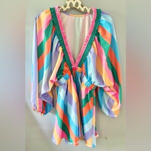 Colorful Striped Jumpsuit